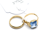 Pantvaror - Ringar 2st 18K graverade 6,5g - View 1