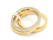 Pantvaror, Ringar 3st graverade en vitguld 18K 12,2g, i auktion: Pant – Tisdag 31 juli 2012