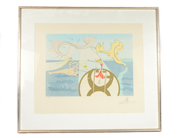 Pantvaror - Salvador Dalí 1904-1989 Grafik Val nr28/450 ca56x52cm något skadad i inramningsrygg - View 1