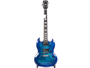 Pantvaror, Elgitarr Gibson SG serienr: 019690618 i hårt fodral, certifikat -09, i auktion: Pant – Tisdag 31 juli 2012