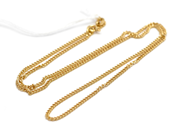 Pantvaror, Halskedja Pansar 18K 45cm 5,1g, i auktion: Pant – Tisdag 31 juli 2012