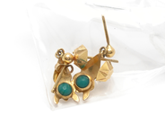 Pantvaror, Parti guld med stenar 18K defekt 1,5g, i auktion: Pant – Tisdag 31 juli 2012