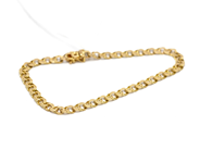 Pantvaror, Armband Bismarck 18K 19cm 7g, i auktion: Pant – Tisdag 31 juli 2012