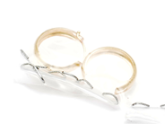 Pantvaror, Örhängen, ett par 18K 0,8g, i auktion: Pant – Tisdag 21 augusti 2012