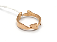 Smycken - Ring, graverad design Nina Koppel  Fusion Georg Jensen  18K Ø17 3/4 5,3g - View 1