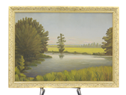 Konst, Oljemålning Edvin Axelsson 45x65cm, i auktion: Pant – Tisdag 17 september 2013