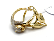 Parti, Ringar 2st 14K skadade 9,4g, i auktion: Pant – Tisdag 5 november 2013