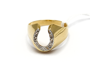 Parti, Ring 18K med stenar Ø18 3,9g, i auktion: Pant – Tisdag 5 november 2013