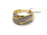 Smycken, Ring 18K 3,1g Ø17 med diamanter  54xca0,005ct, i auktion: Pant – Tisdag 5 november 2013