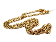 Smycken, Halskedja 18K doserad Bismarck 43cm 14,4g, i auktion: Pant – Tisdag 5 november 2013