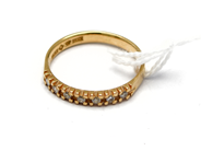 Smycken, Ring med diamant 1 x ca 0,14ct enligt gravyr 18K Ø 17 2,5g, i auktion: Pant – Tisdag 5 november 2013